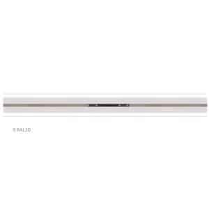 Hliníková dráha RAL9010 k pohonu HALO, s difuzérem pro LED osvětlení, L = 3090 mm