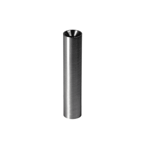 Čep (vnější závit M8x25 mm - vnitřní závit M6, ø 14 mm, L: 68 mm), broušená nerez K320 / AISI304