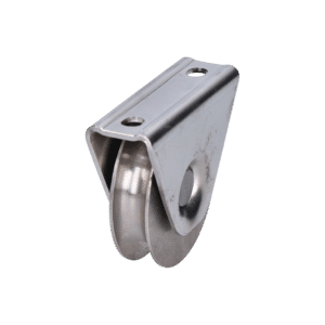 Vodiaca kladka ø 78mm na montáž pod rám, pre profil C902IX16, nosnosť 400kg, nerez /AISI304