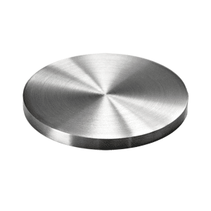Ukončení-krytka (ø 48.3mm / H: 4mm), broušená nerez K320 / AISI304