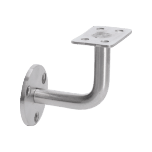 Držák madla na stěnu na jekl, broušená nerez K320 / AISI304
