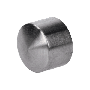Ukončení na trubku ø 16mm, broušená nerez K320 /AISI304
