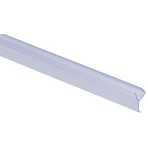 Plastové těsnění na sklo 8 mm, mezi skleněné dveře a stěnu nebo podlahu, 2200 mm