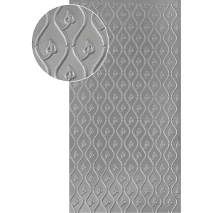 Plech pozinkován 2000x1000x1,2mm - LIST, 3D efekt