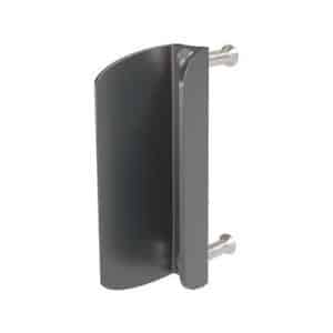 LOCINOX® 3006PC Hliníkové madlo pro křídlové brány, barva RAL9005 , materiál: hliník, 163x75x30 mm