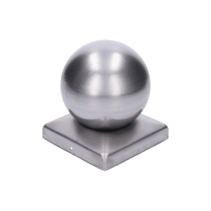 Stříška na sloupek-kulatá Základna 60 x 60 mm, koule 60 mm