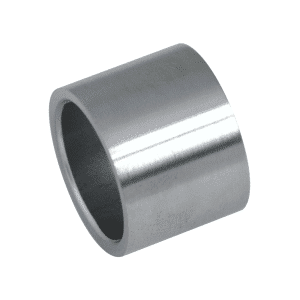 Přechod na vymezení vzdálenosti mezi sloupem (plochý) a kotevní deskou, ø 20x2,0 mm /L:15 mm, bez vnitřního šroubu, broušená nerez K320 / AISI304, bal: 1ks