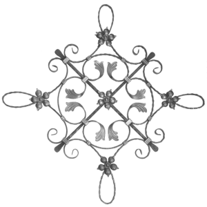 Ornament 640x640mm, profil 12x6mm