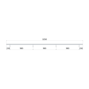 Nerez madlo AISI304 (3250mm) LESK, ø 42.4mm