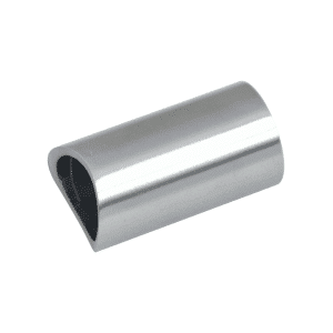 Přechod na vymezení vzdálenosti mezi sloupem ø 42,4 mm a kotevní deskou, ø 20x2,0 mm /L:35 mm, bez vnitřního šroubu, broušená nerez K320 / AISI304, bal: 1ks