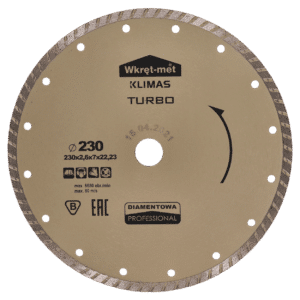 Řezný diamant kotouč Turbo ø230x2.6