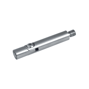 Čep s kloubem (vnější závit M8 - vnitřní závit M6, ø 12 mm, L: 68 mm), broušená nerez K320 / AISI304