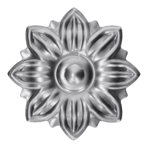 DO VYPRODÁNÍ ZÁSOB - Květ plechový ø 90 mm,  tl. 1,5 mm