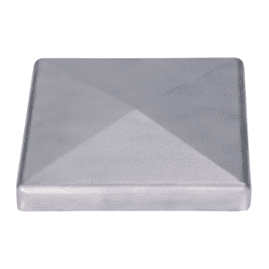 Hliníková stříška, 100x100 mm, bez povrchové úpravy