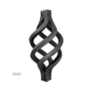 Šiška 175 x 80 mm, čtyřhran 20 x 20 mm