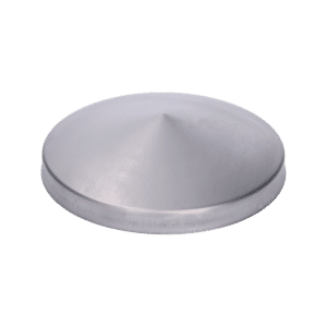 Stříška na sloupek-kulatá 76 mm, hr. 1,5 mm