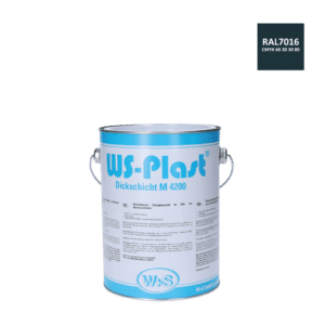 Antracitová polomatná barva na zinek, hliník balenie 2.5L