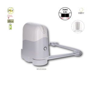 REVO pohon pro křídlovou bránu do 2,3 m/kř., 24 V, 140 W, 120 Nm, (bez elektroniky)