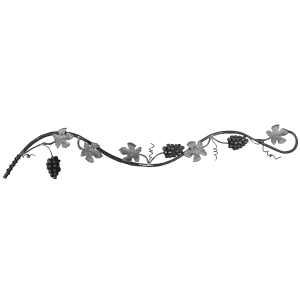 Kovářský ornament H 1250 x L 200 mm, 8, 10, 12, 16 mm