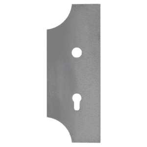 Štítek s otvory H 275 x L 107,rozteč děr 90mm,hr.3mm