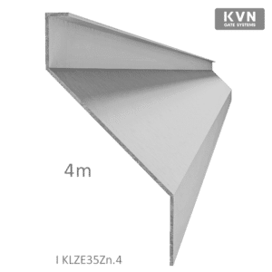 Z-profil lamela 4000mm, pozink  s vyztuženou hranou 10mm