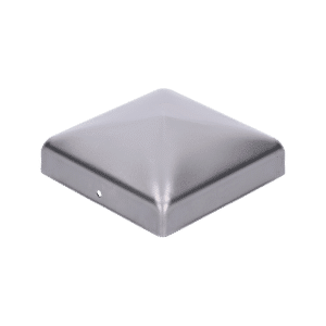 Stříška lisovaná plechová 80 x 80 x 1 mm, černý plech bez povrchové úpravy