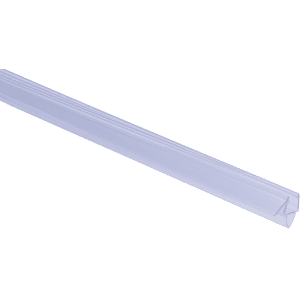 Plastové těsnění na sklo 6 mm, mezi skleněné dveře a stěnu nebo podlahu, 2200 mm