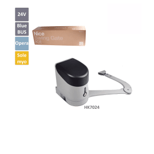 HYKE - pákový pohon pro křídlovou bránu do 3,5m/křídlo, motor 24V, 300W, 500Nm bez elektroniky