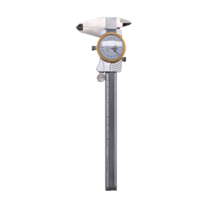 Posuvné měřítko s číselníkovým odchylkoměrem KINEX 150 mm, 0,02 mm, nárazuvzdorný, ČSN 25 1235, DIN 862