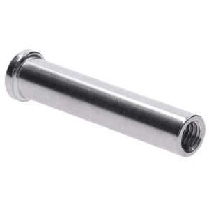 Úchyt pro držák na nerezové lanko, se závitem M8x55 mm, broušená nerez K320 / AISI304