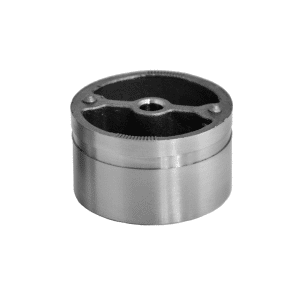 Mezikus (ø 38 mm) na dřevěné madlo EDB-S a nerezové ukončení madla EB1-ND41, nerez bez povrchové úpravy / AISI304