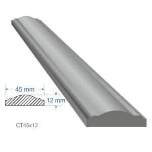Madlo 45x12mm, dĺžka 6000 mm, cena za KUS