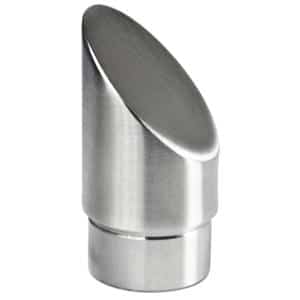 Ukončení na trubku ø 42.4mm, broušená nerez K320 / AISI304