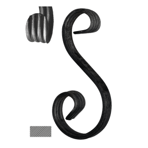 Esko 150 x 65 x 45 mm, hladký profil 12 x 6 mm, široké rozkování
