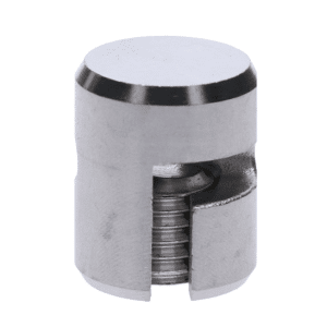 Úchyt pro nerezové lanko ø4 mm, broušená nerez K320 / AISI304