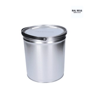 Barva antikorozní polomatná na zinek 5 kg provozní-bílá