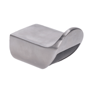 Dizajnová opora francúzskeho balkóna pre trubku ø 42,4mm, brúsená nerez K320/ AISI304