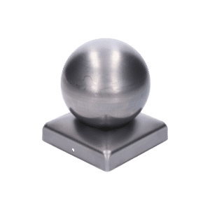 Stříška na sloupek-kulatá Základna 60 x 60 mm, koule 50 mm