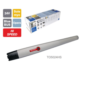 HI-SPEED TOONA - rychlý pohon pro křídlovou bránu do 5m/křídla, 1x TO5024HS ( 24V, 192W, 1800N)