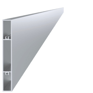 Al profil 120 x 16 x 6000 mm, bez povrchové úpravy