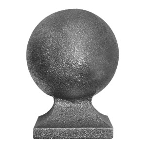 Koule ozdobná L-80 mm, podstavec 49 x 49 mm, dutá