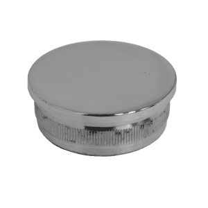 Ukončení - zátka na trubku ø 42,4 mm, leštěná nerez / AISI304
