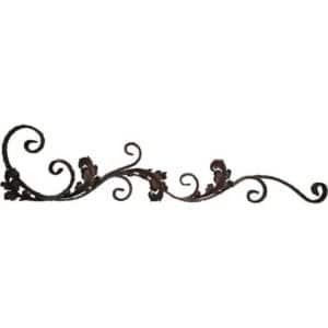 Kovářský ornament H 1350 x L 310 mm, 30 x 8 mm