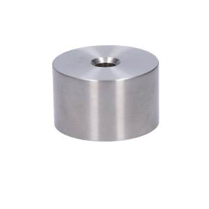 Pŕechod na vymezení vzdálenosti, ø 50mm /ø 10mm /L: 30mm, broušená nerez K320 /AISI304, bal: 1ks