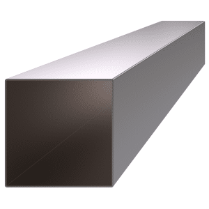 Profil uzavřený 100x100x2mm, cena za 1ks(3m), broušená nerez /AISI304