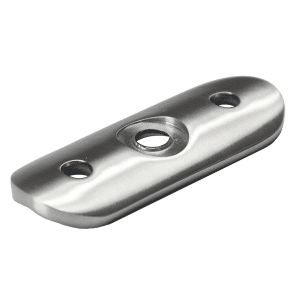 Dopojovací deska rovná na trubku ø 33.7mm, broušená nerez K320 / AISI304