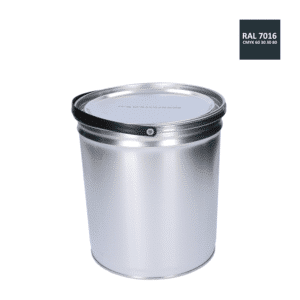 Barva antikorozní polomatná na zinek, 5 kg antracitově-šedá