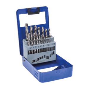 Sada vrtáků do kovu 19 dílná, v kovové krabičce, balení obsahuje vrtáky: 1,0mm - 10mm - HOBBY