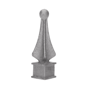 Hrot 110 x 35 mm, podstavec 25 x 25 mm s otvorem 17 x 17 mm, bez povrchové úpravy, není vhodné pro žárové zinkování