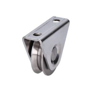 Vodící kladka ø58 mm na montáž pod rám, pro profil C906IXV, nosnost 300 kg, nerez / AISI304